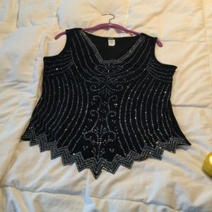 Dressy beaded top
